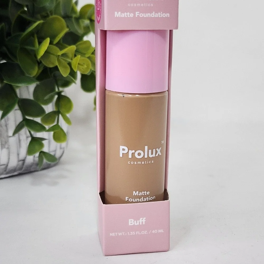 Prolux Cosmetics Matte Foundation Buff Shade - 1.35 fl oz / 40 mL - New
